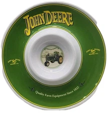 JOHN DEERE DIP AND CHIP 13" SERVING TRAY PLATE [125]