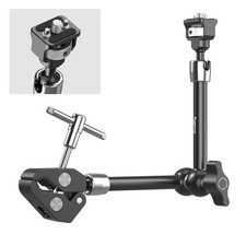 SMALLRIG 11" Magic Arm Clamp with 1/4"-20 Screw Retractable Pins for Acti...