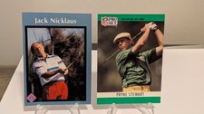 Jack Nicklaus/ Payne Stewart: 1991 Tuff Stuff ,Nicklaus, &amp; 1990 Pro Set, Stewart