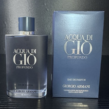Giorgio Armani Acqua Di Gio Profondo 100% Authentic