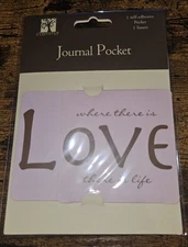 Journal pockets Stemma self adhesive pocket & insert for scrapbook cards crafts 