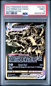 2021 POKEMON SWORD & SHIELD SHINING FATES #SV122 FULL ART/ETERNATUS VMAX PSA 9