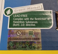 ICE Cat 5e 350MHz Riser HDBaseT Certified 1,000' Box - grey CAT5E-GREY 