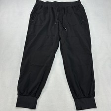 L.L. Bean Pants Mens Large Black Nylon Stretc...