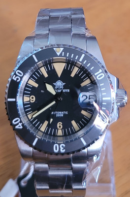 ADDIESDIVE AD2064 Black Diver Nh35 Automatic Dive Watch. US Shipper!!!!