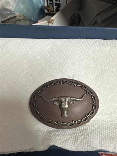 Vintage Steer Head Belt Buckle
