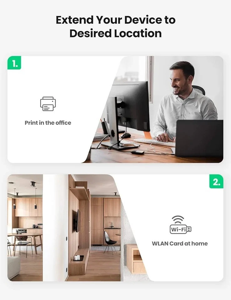 UGREEN USB 2.0 Extension Cable Active with WLAN Amplifier, A Male to A Female 10 - Image 4 of 4