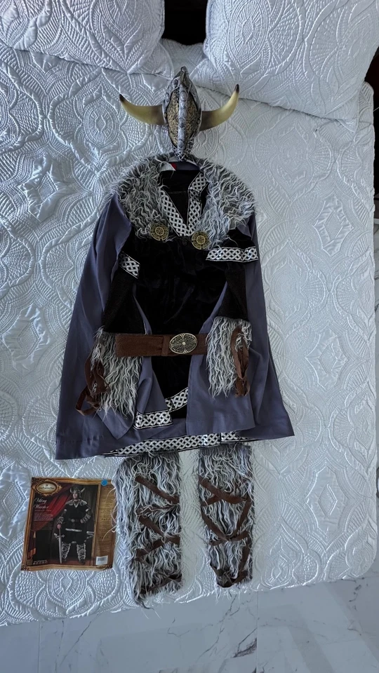 Incharacter Viking Warrior 服装成人 XL 码 — 第 3/4 张图片