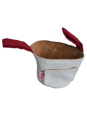 HABA Spielzeug Aufbewahrungsbox Kinder Baumwolle Uni Weiß 8cm
