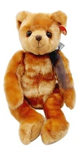 Ty Yesterbear Bear Plush Stuffed Animal 1999 Brown 18"