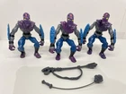 Vintage TMNT Teenage Mutant Ninja Turtles 1988 Foot Soldiers x3 With Accessories