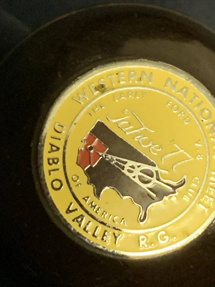 Western National Meet Tahoe 77 Diablo Valley Shifter Knob Early Ford V8 Club - Image 2 of 4