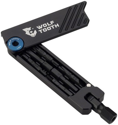 Wolf Tooth 6-Bit Hex Multi-Tool with ED-Coated Corrosion-Resistant Blades