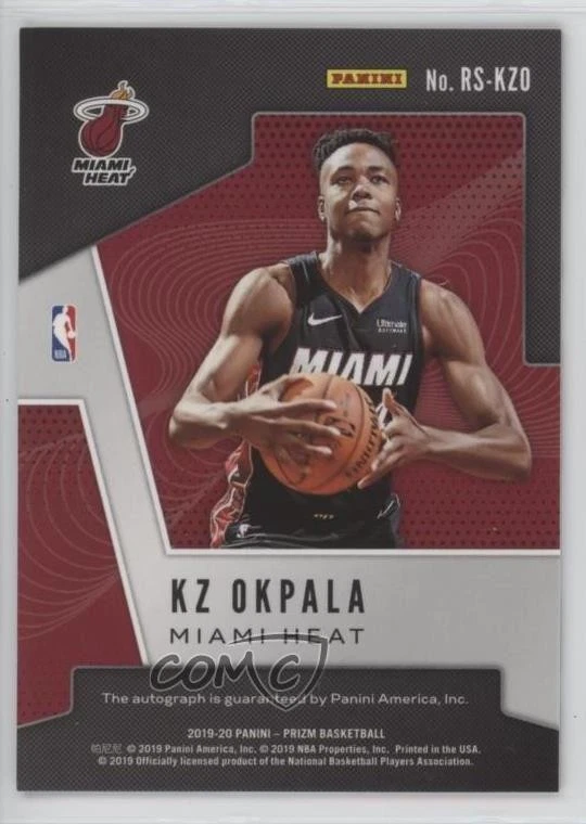 2019-20 Panini Prizm Rookie Signatures KZ Okpala #RS-KZO Auto RC - Image 2 of 2