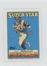 1988 Topps Super Star Sticker Back Cards ( 1) Henry Ellard Doug Williams 0au4