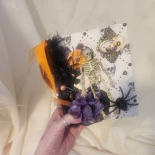 Handmade Halloween Scrapbook featuring Various Halloween Papers