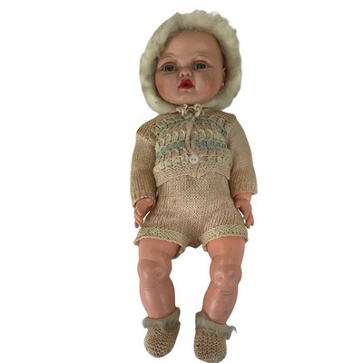 VINTAGE UNEEDA SQUINTING BABY DOLL ~ 1960'S?