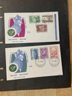 Belgium lot of 2 1958 FDC Covers United Nations Bruxelles Belgium World’s Fair 2