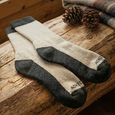 The ADK Edge Superior Tri-Blend Alpaca Wool Socks | Made In The USA |
