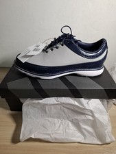 Adidas MC80 Spikeless Golf Shoes - Grey / Blue - Size UK 9 1/2 Brand New