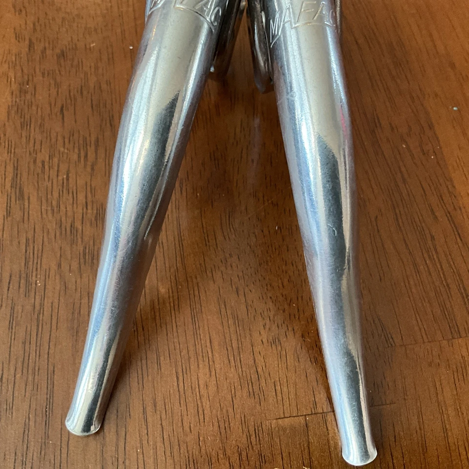 Juego de palancas de freno Mafac vintage NOS - carretera - plata - Francia Foto 3 de 4