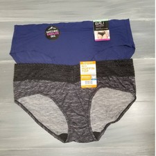 2 Pair of Hipster Underwear Panties 1 Bali and 1 Warners XL/8