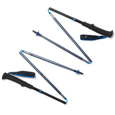 Black Diamond Distance Z Trekking Poles Compact Foldable Hiking Gear Pair