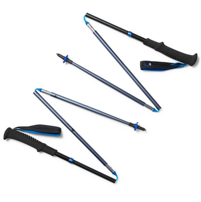 Black Diamond Distance Z Trekking Poles Compact Foldable Hiking Gear Pair