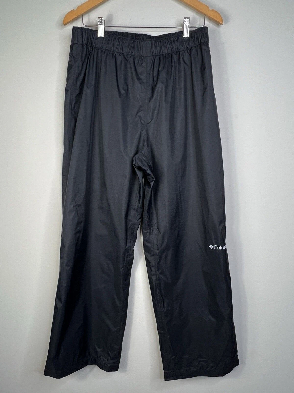 Columbia Sportswear Men’s Black Omni-Tech Rain Pants Sz M Waterproof Outdoor