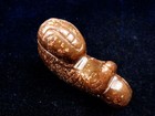 Old Nephrite Jade Stone Carved HongShan Culture Ancient Man Crouching #01242206 — photo 5