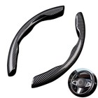 2x Carbon Fiber Universal Car Steering Wheel Booster Cover Non-Slip Accessories