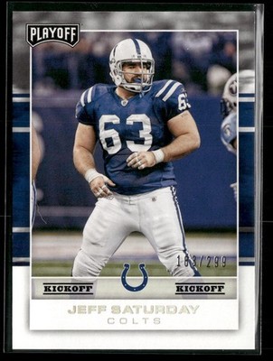 2017 Panini Playoff #193 Jeff Saturday Kickoff #/299