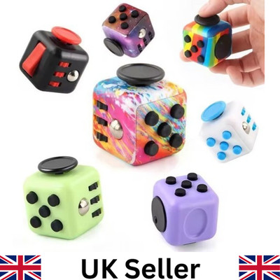 Fidget Cube Spinner Stressabbau Finger Hand Magie Spielzeug Angst ADHS Erwachsene Kinder