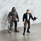 Han Solo Figure Chewbacca Star Wars Power Force Crossbow Lot Vintage POTF Jedi