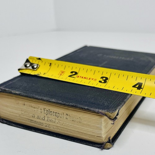1940 Taschenformat Vintage Buch The Hymnal Of The Protestant Episcopal USA Sammlerstück - Bild 7 von 11