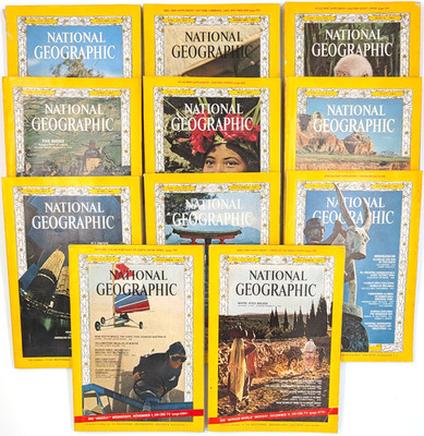 Vintage 1967 National Geographic Magazines and Map Supplements - Your Choice!