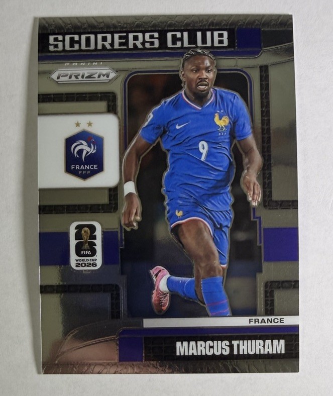 Marcus Thuram Silver Wave Prizm Scorers Club  2026 Panini Prizm FIFA World Cup