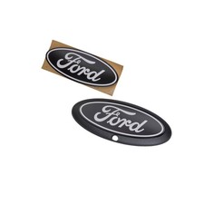 Ford Racing Black Front And Rear Oval Emblem Pair F-150 24-25 W Camera