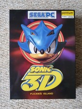 Sonic 3D Flickies Island - Windows 9X SEGA PC Game - EXTREMELY RARE BIG BOX VCG