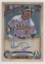 2019 Topps Gypsy Queen GQ Logo Swap Variation 16/99 Khris Davis #GQA-KD Auto 0g4