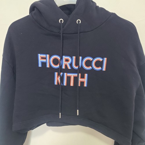 Fiorucci x Kith Damen Cropped Hoodie Pullover Schwarz Gr. S - Bild 3 von 10