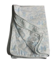 Amy Coe Alphabet Soup Baby Bedding Set Dust Ruffle Duvet Cover Comforter Bl/Gr/Y