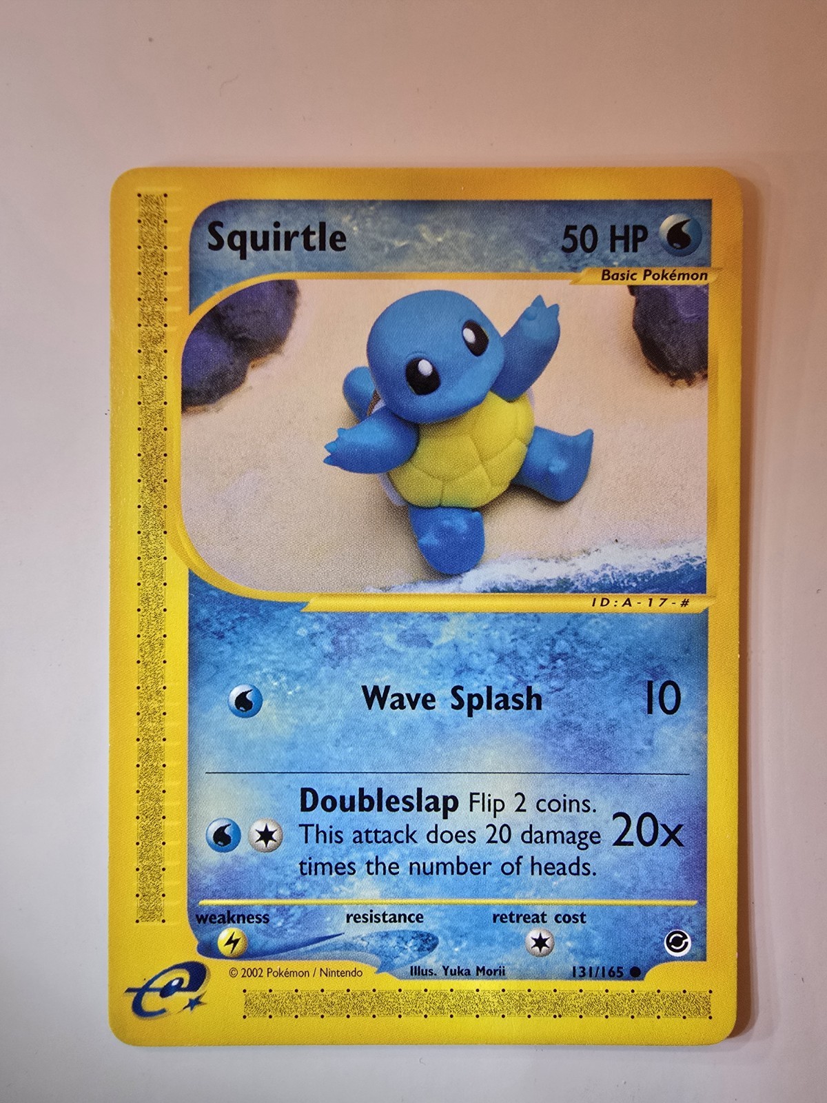 Pokémon Squirtle TCG Expedition Base Set Card 131/165 Regular Common