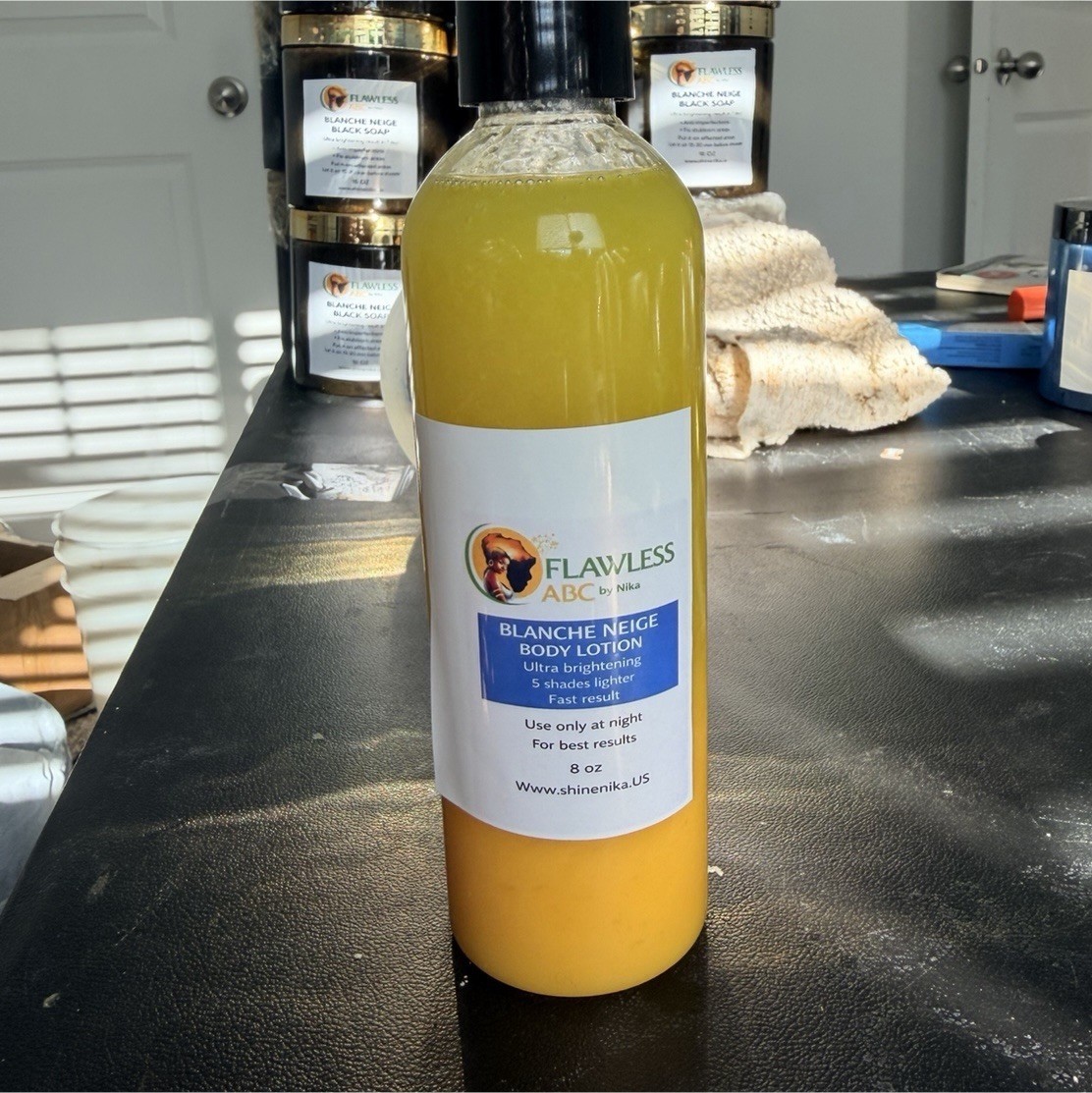 Brightening Body Lotion for Dark Spots Even Skin Tone Glow Skin 8oz