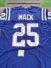 Marlon Mack Autographed Signed XL Custom Colts Jersey -Schwartz Sports