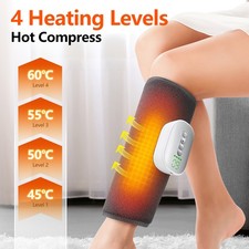 2pcs 4 Model Leg Massager for Circulation, Air Compression Calf Massager w/ Heat
