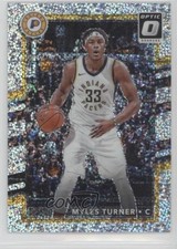 2017-18 Panini Donruss Optic White Sparkle Prizm Myles Turner #58 4l6