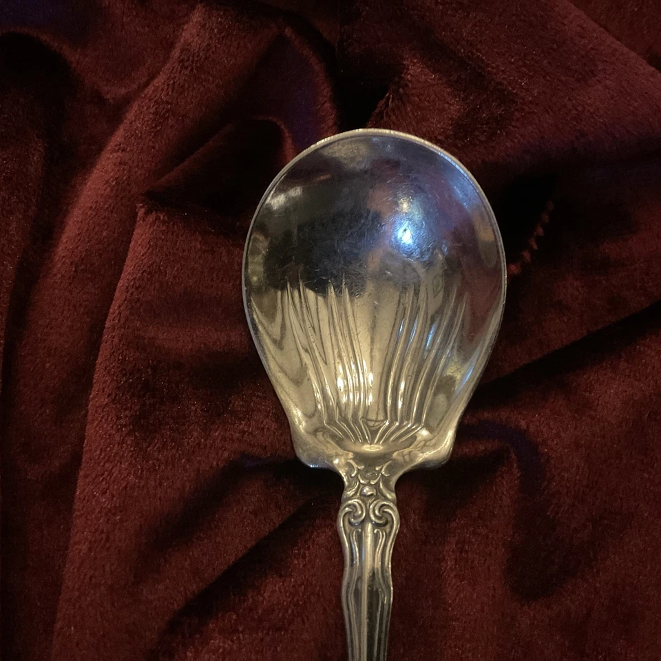 GEORGE & MARTHA por Westmoreland plata—cuchara para servir azúcar esterlina 4” 35 gramos Foto 4 de 4