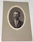 Rare Antique ID'd Businessman, Warden & Burgess Byron Webler CT Cabinet Photo US — photo 2