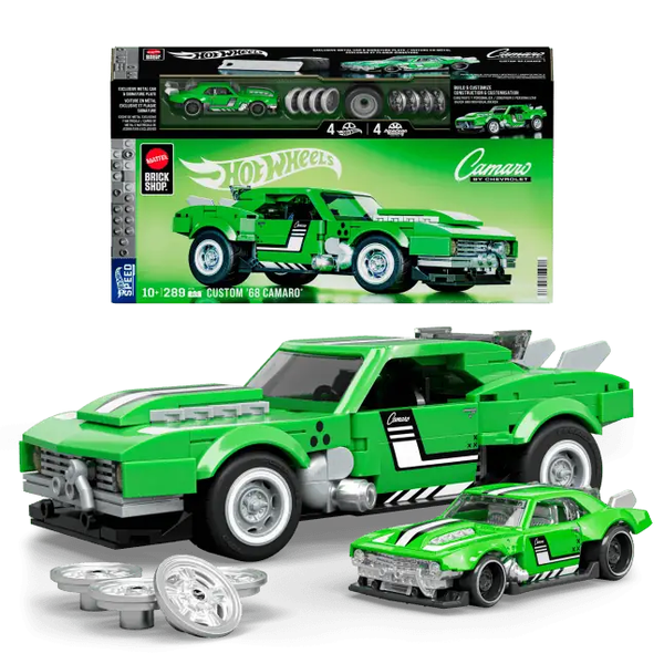 Mattel Brick Shop Hot Wheels Custom ’68 Camaro JFT16-image